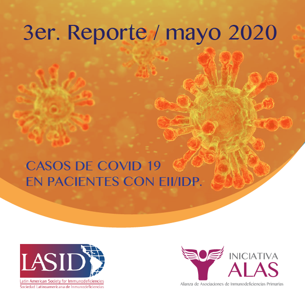 3er. Reporte de casos de COVID 19 en pacientes con EII/IDP. Mayo 2020